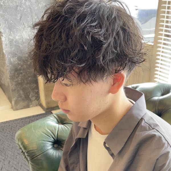 メンズ/パーマ/波巻き/スパイラル/高橋|ALEXANDRE OF COLORS MORINOSATO