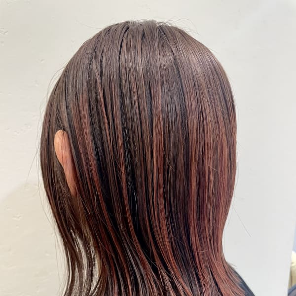 肩ハネロブ＋シャドツルーツ風カラー