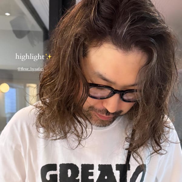 ハイライト/メンズハイライト/30代40代/薬院|fleur  by safari