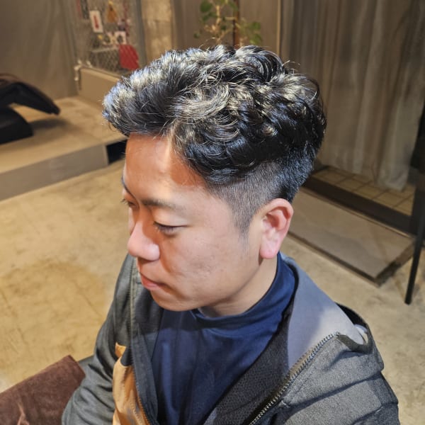 SCHERE ZACK ×メンズパーマ