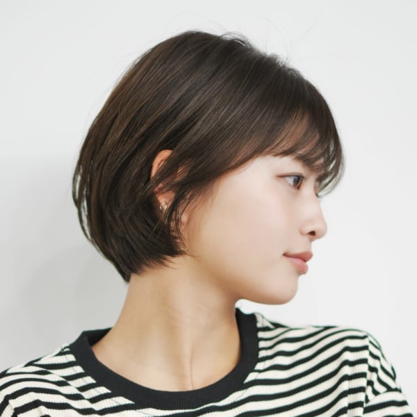 大人丸みショート