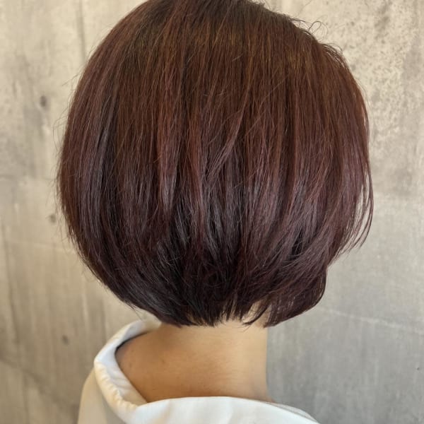 ブリーチなし☆ヘアカラーで楽しむピンク