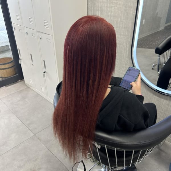 レッド系カラー!