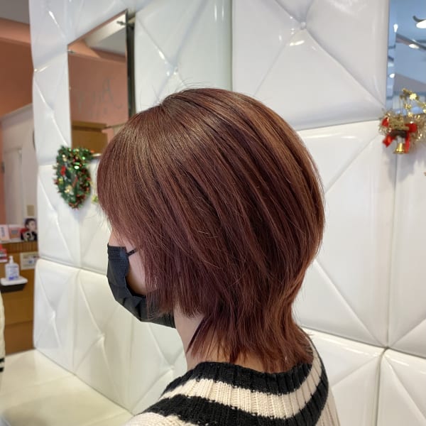 ハイライト×ハンサムショート