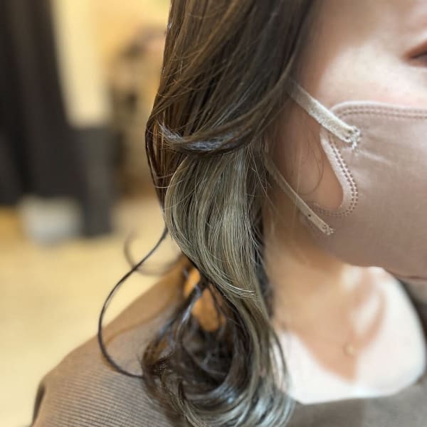 laki×インナーカラー