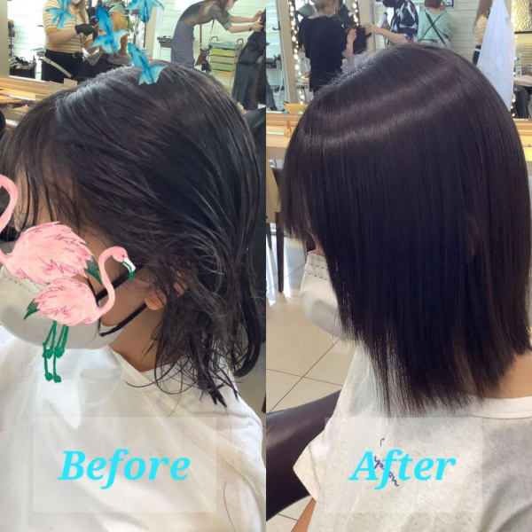 大好評!髪質改善ストレート