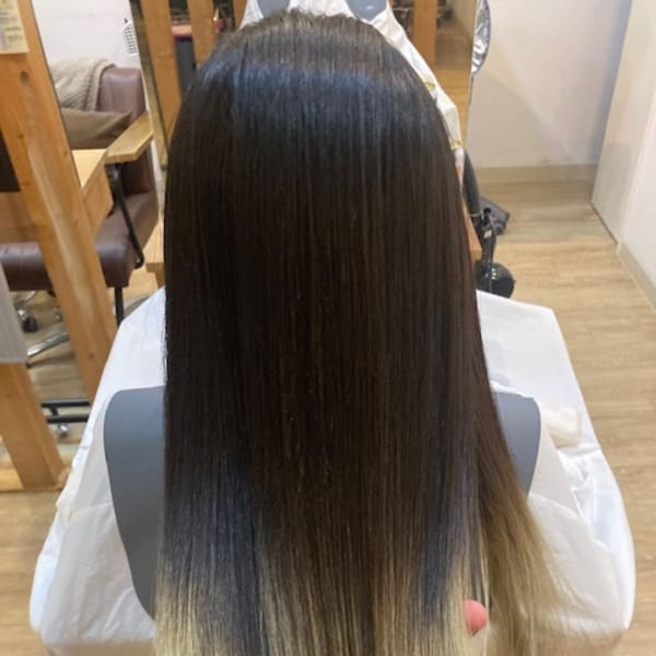 お客様髪質改善データ1269(汗には縮毛矯正でつや感)