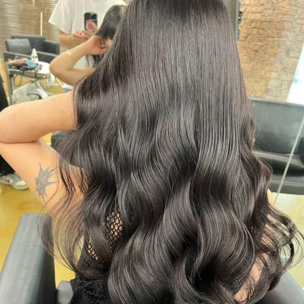 巻きが取れない、韓国風パーマ