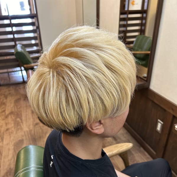 ブロンドマッシュ|Piece of Hair
