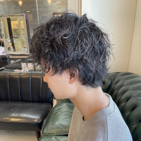 メンズ/パーマ/波巻き/スパイラル/高橋|ALEXANDRE OF COLORS MORINOSATO