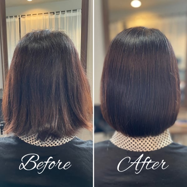 【福岡市東区多の津】大人女性の為の美髪ワンレンボブ☆