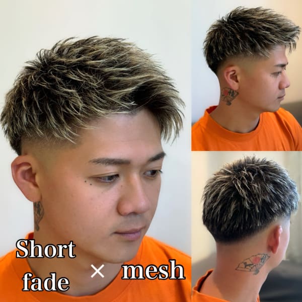 ショートフェード×メッシュ|L.DORADO エルドラード