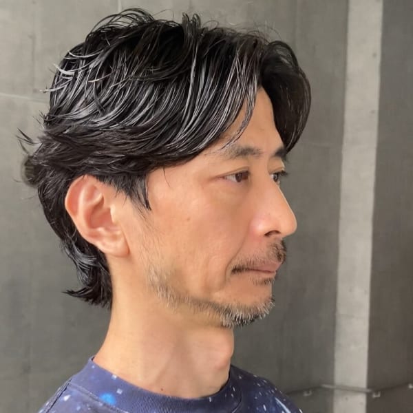 毛流れナチュラルパーマ/ニュアンスパーマ|CREA 下北沢店