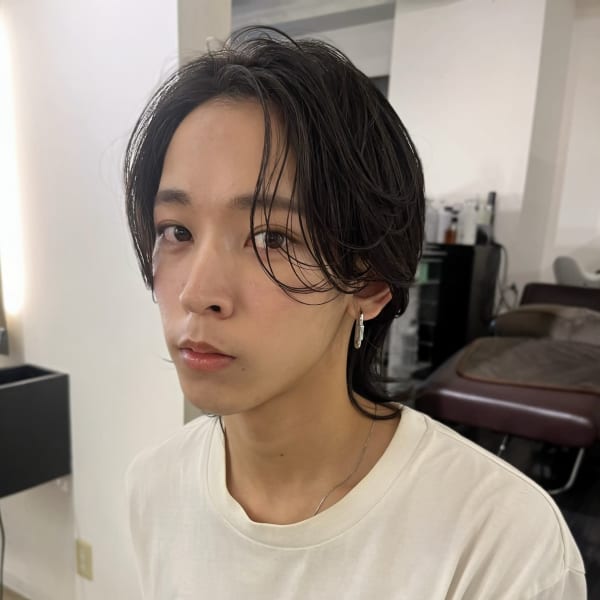 【福岡天神赤坂】20代30代メンズカット/ウルフカット