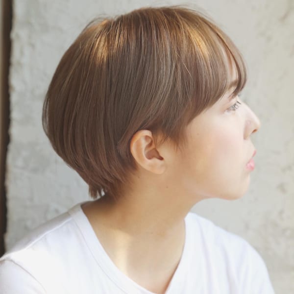 オーダー多数！圧倒的透明感のハイトーンお洒落ショート