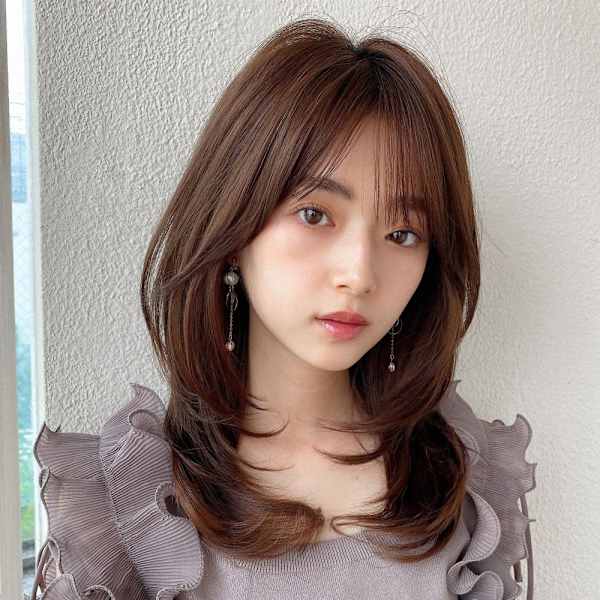 美髪/髪質改善/韓国/切りっぱなしボブ/フェイスレイヤー