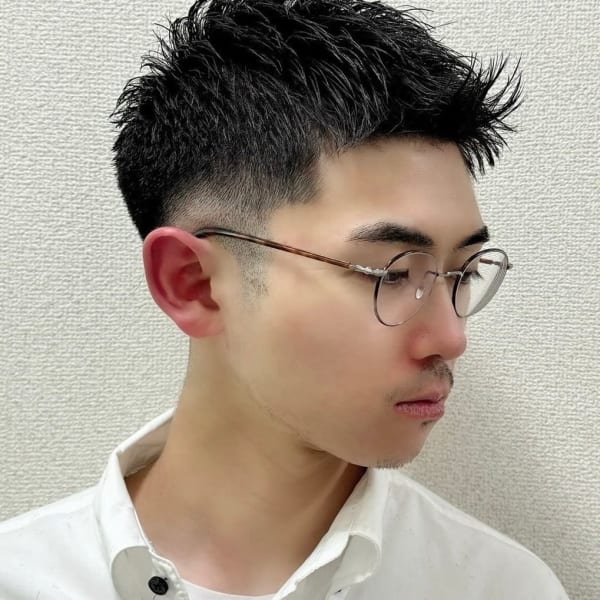 テーパーフェードショート