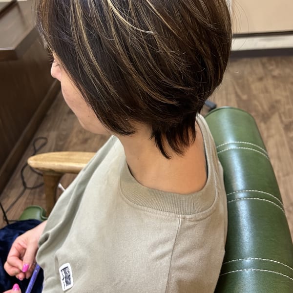 白髪ぼかしハイライト|Piece of Hair