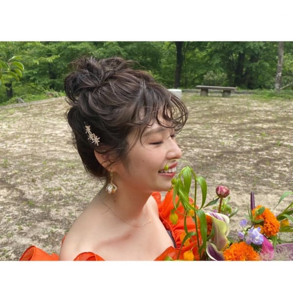 前撮りヘアアレンジ
