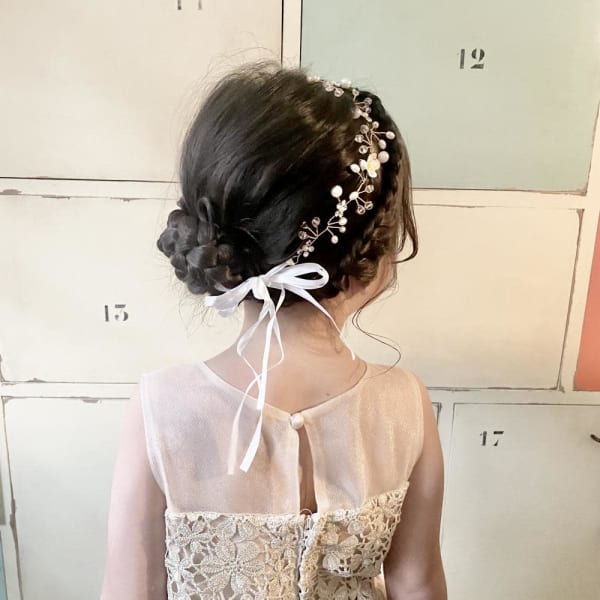 お子様ヘアアレンジ