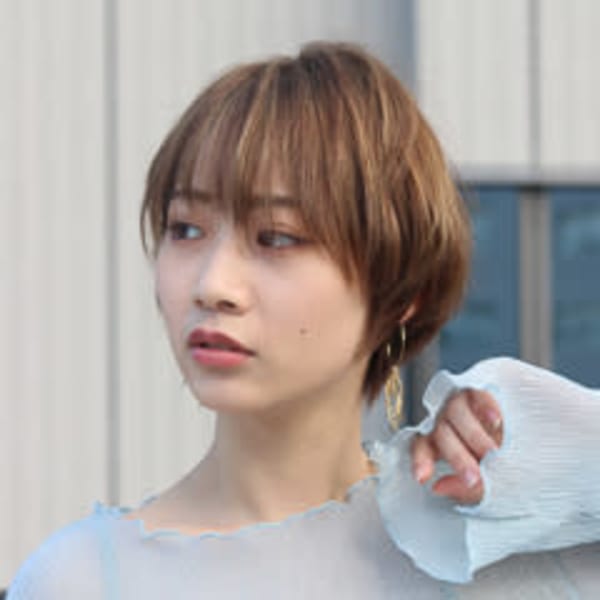 ひし形ショートボブ