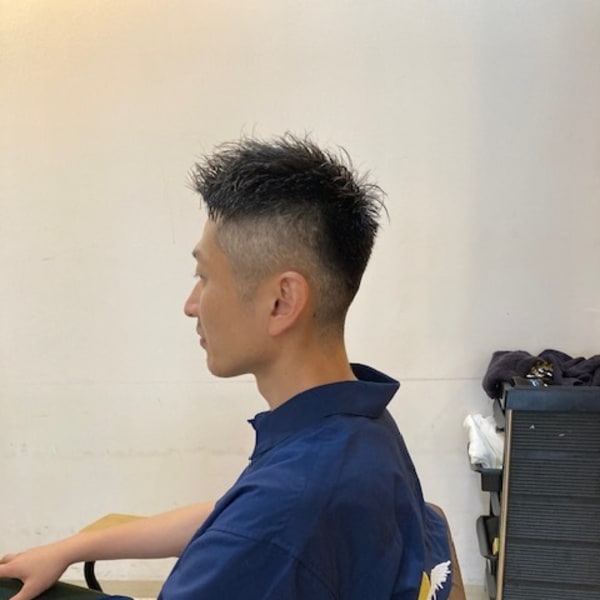 お客様髪質改善データ1277(バックの短い刈り上げ)