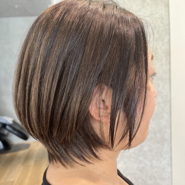 【before afterあり】耳掛けショートボブ|RICCA