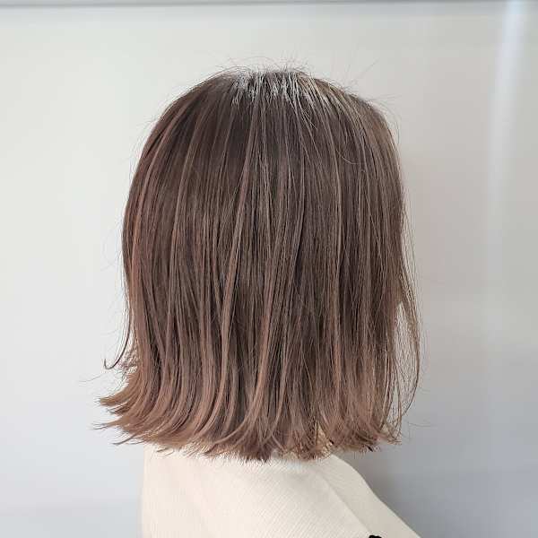 白髪ぼかしハイライトカラー