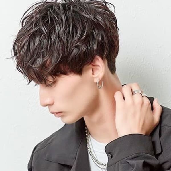 ナチュラルスパイラルパーマツーブロック|ネクサスエルシティ新浦安店（旧ハンズクルー新浦安理容）