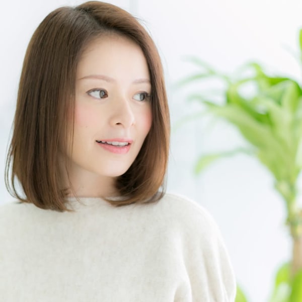 ニュアンスカラー×うる艶髪ワンレンボブ|髪質改善カラーReana.豊洲 美容院【リアナ】