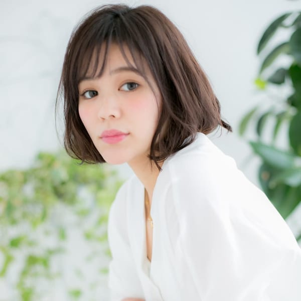 グレージュカラー×ふわふわボブパーマ|髪質改善カラーReana.豊洲 美容院【リアナ】