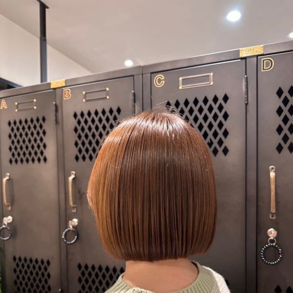 切りっぱなしボブヘルシースタイル/似合わせカット|ciqi