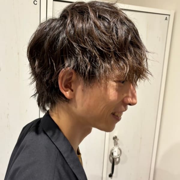 ツイストスパライルパーマ大人メンズヘア/ニュアンスパーマ|RiM rooming salon