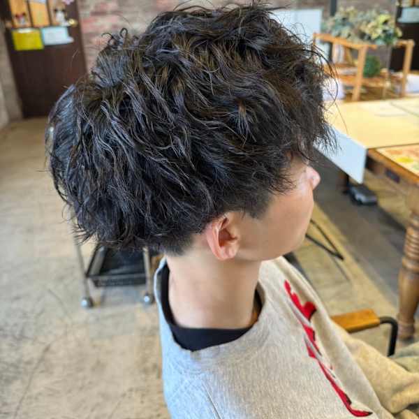 メンズヘア/爽やかツイストスパイラルパーマ/似合わせカット|THEE