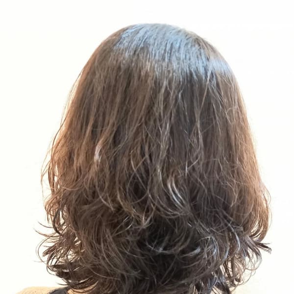 デジタルパーマ+カラー