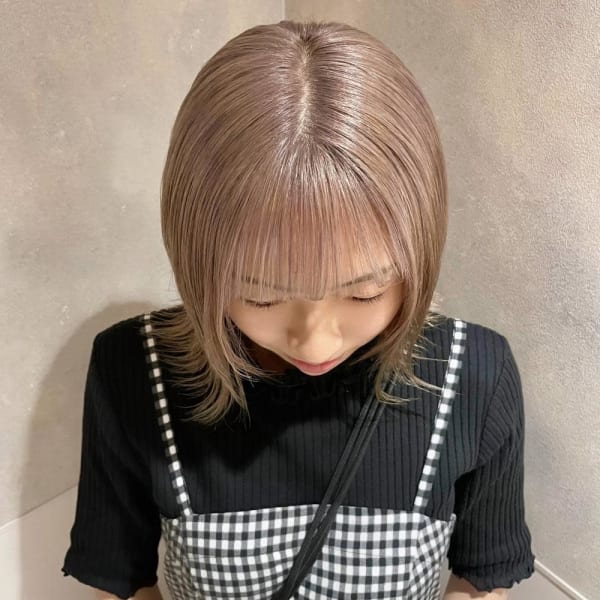 デザインカラー×シルバーベージュ×ハイトーンカラー