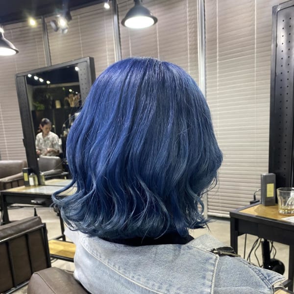 フルバング レッドブラウン 似合わせカット カルマパーマ
