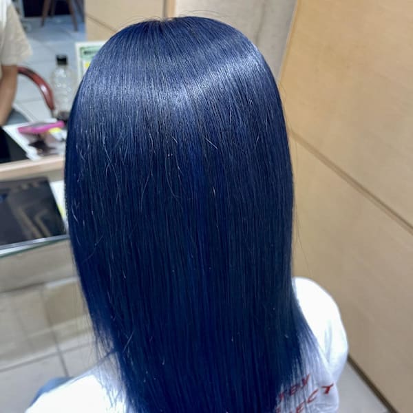 ブルーストレートロング