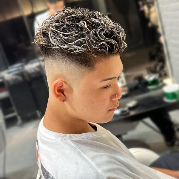 極道パーマ×メッシュ