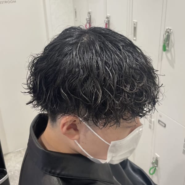 【港南台波巻きパーマ】【横浜メンズパーマ】