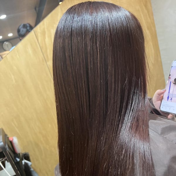 ピンクブラウンカラー