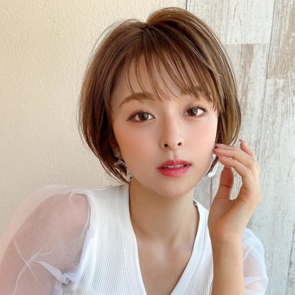 美髪/髪質改善/韓国/切りっぱなしボブ/フェイスレイヤー