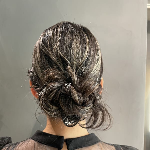 お呼ばれヘアセット