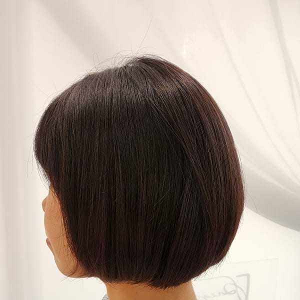 収まりの良いストレート