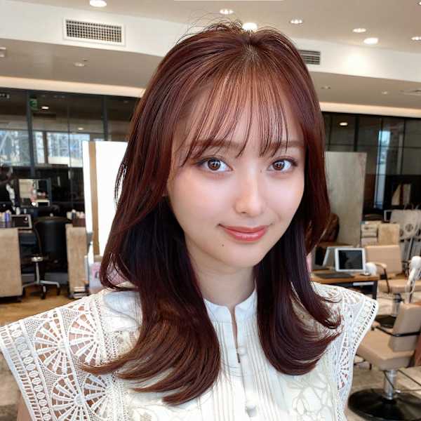 美髪/髪質改善/韓国/切りっぱなしボブ/フェイスレイヤー
