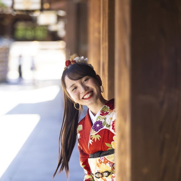 成人式☆着物☆着付け//ヘアセット//メイク