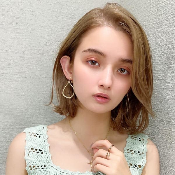 美髪/髪質改善/韓国/切りっぱなしボブ/フェイスレイヤー