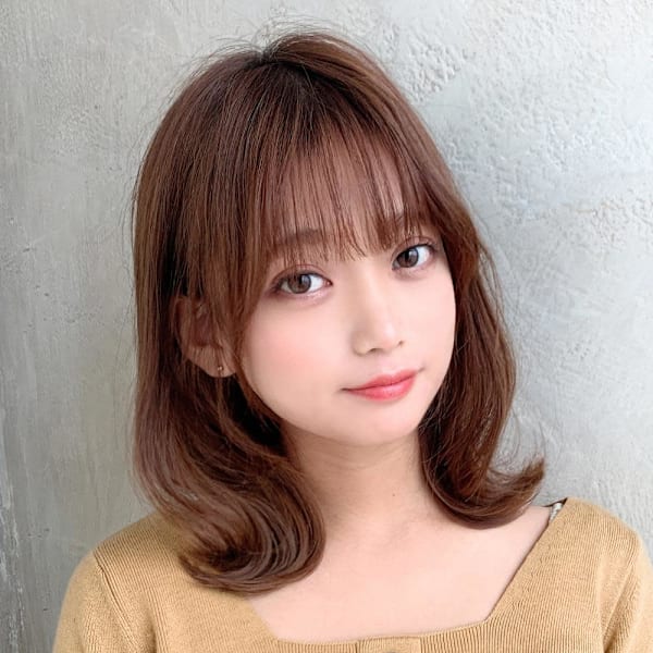 美髪/髪質改善/韓国/切りっぱなしボブ/フェイスレイヤー