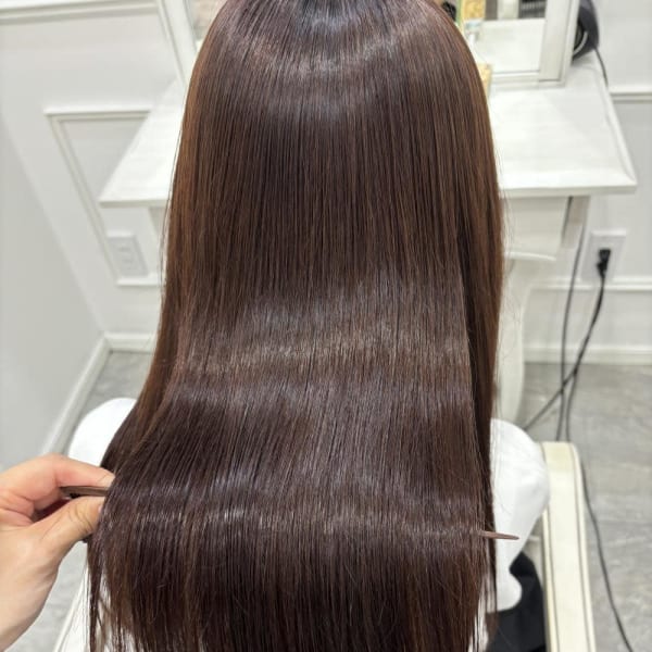 縮毛矯正×5ステップトリートメントで艶々に＊まゆ