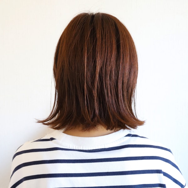 外ハネらくちんくびれレイヤー|ヘアコンシェルジュ Fuchibe